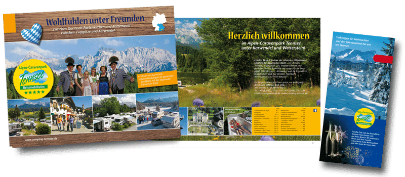 Alpen Caravanpark Tennsee Bayern Imagebroschuere