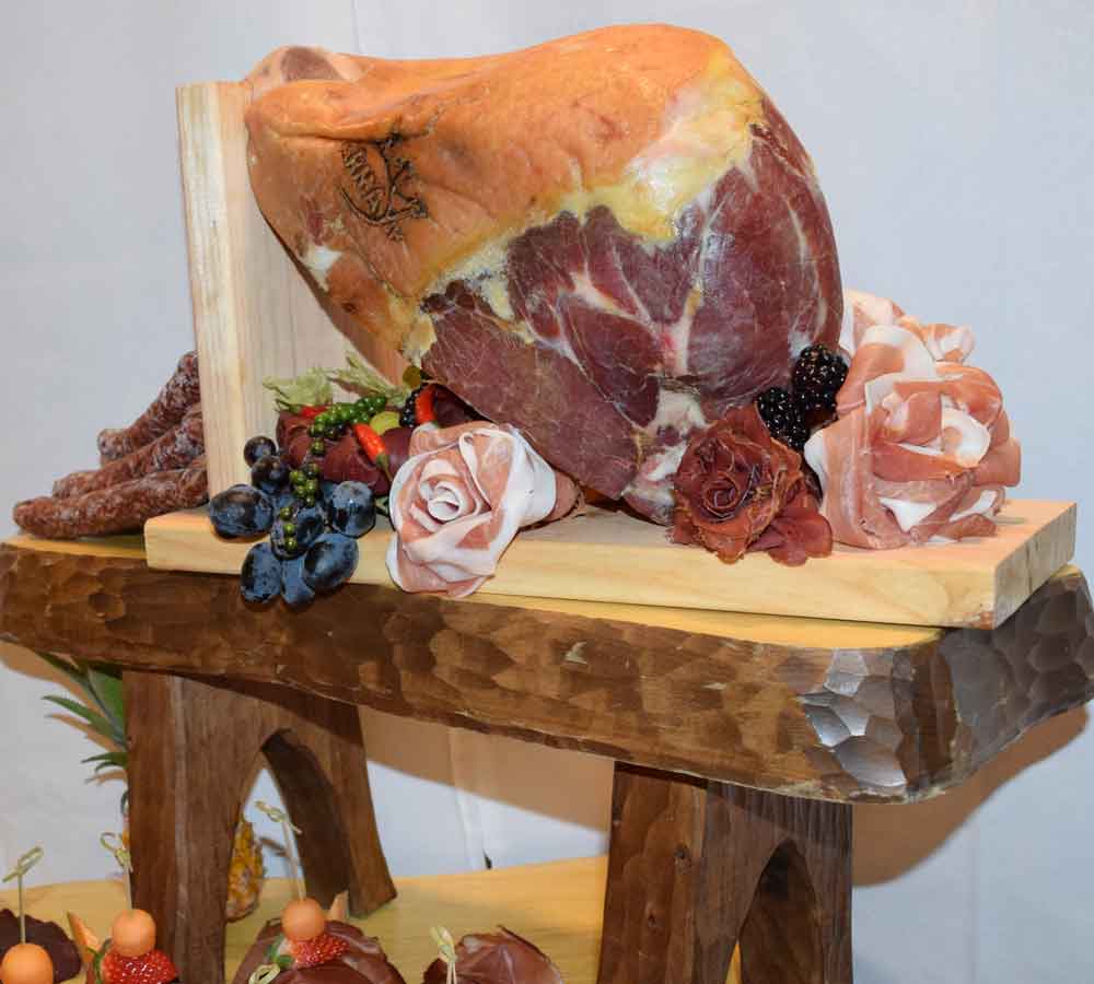 Silvesterbuffet-Fleisch-Schinken Silvesterbuffet Fleisch Schinken