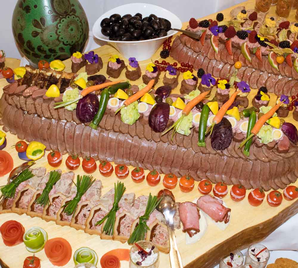 Silvesterbuffet Fleisch