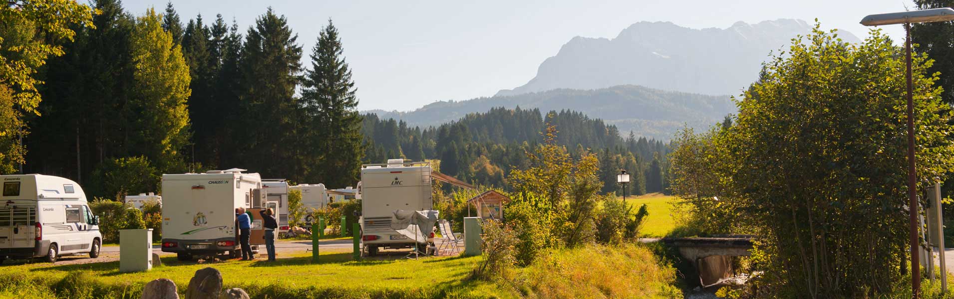 Wohnmobilstellplatz Sommer