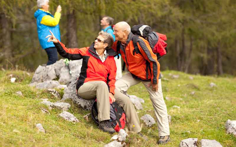 Wandern am Camping Tennsee